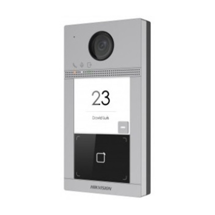 2 Мп IP виклична панель на одного абонента c ІК підсвічуванням і Wi-Fi Hikvision DS-KV8113-WME1