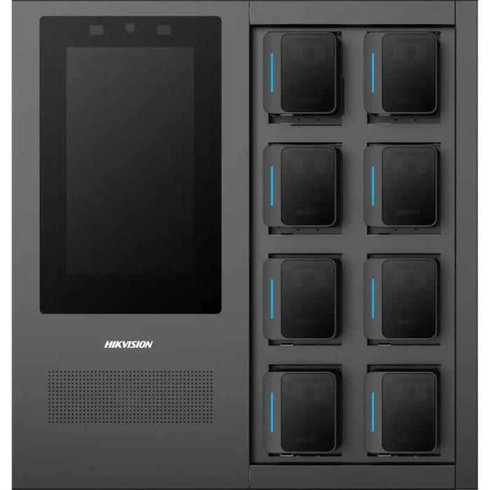 8-портова док-станція з подвійним системним сенсорним екраном Hikvision DS-MDS003/2T/8/TYPEC
