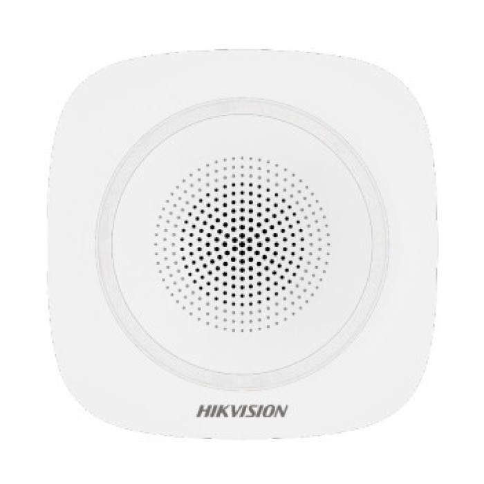 Бездротова внутрішня сирена (синє підсвічування) Hikvision DS-PS1-I-WE Blue