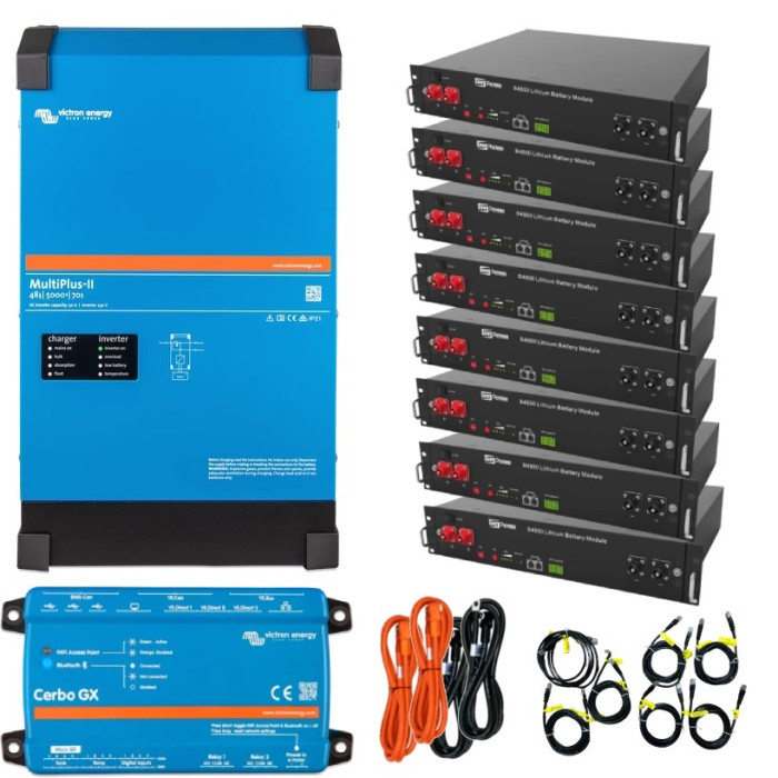 Система безперебійного живлення однофазна Victron Energy VictronEnergy MultiPlus-II + Dyness 4кВт 19.2кВт•г
