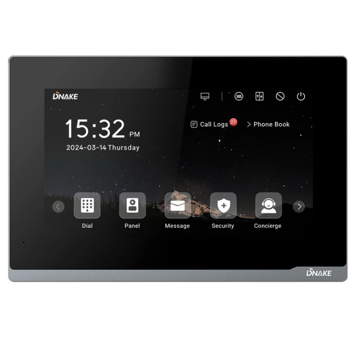 Відеодомофон з Wi-Fi Dnake E217W 7