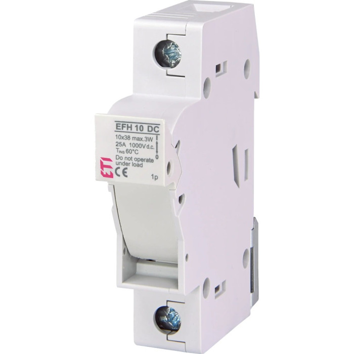 Тримач запобіжника ETI ЕТІ EFH 10 1P 25A 1000V DC