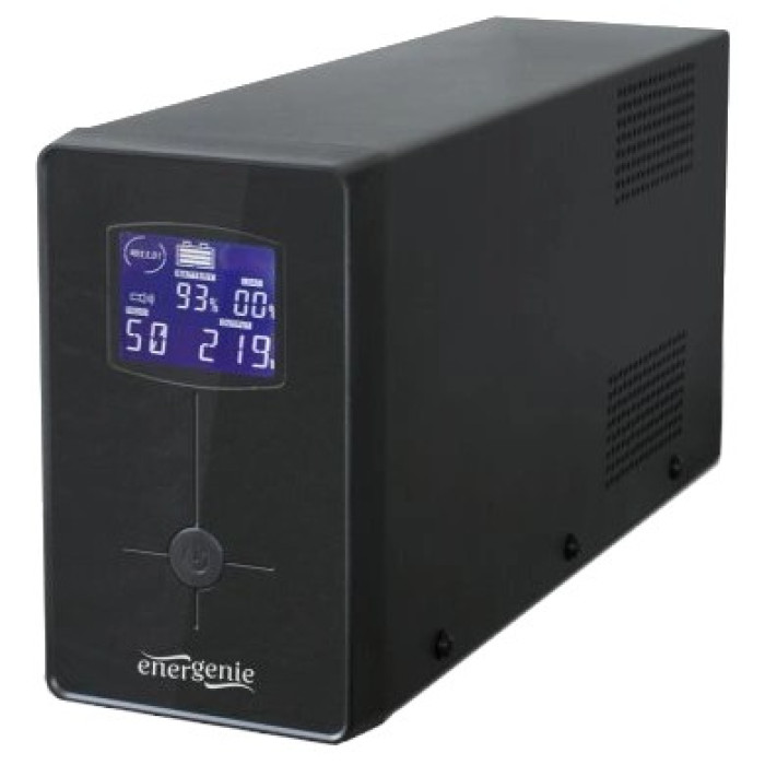 Джерело безперебійного живлення EnerGenie EG-UPS-031 650ВA апроксимована синусоїда