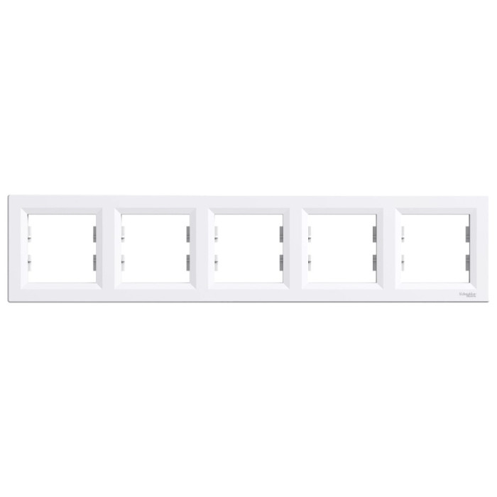 Рамка 5-місна горизонтальна біла Schneider Electric ASFORA EPH5800521