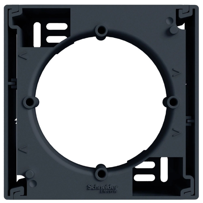 Коробка для зовнішнього монтажу 1-постова антрацит Schneider Electric Asfora EPH6100171