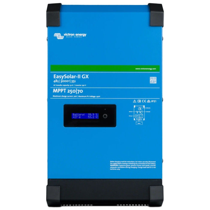 Інвертор Victron Energy EasySolar-II GX 48/3000/35-32 MPPT 250/70 сонячни