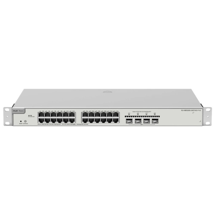 Комутатор 24 порти керований Ruijie Reyee RG-NBS5200-24GT4XS-P-V2 L3 POE