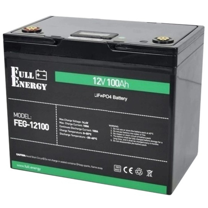 Літієва акумуляторна батарея Full Energy FEG-12100 12В 100А•год 100А