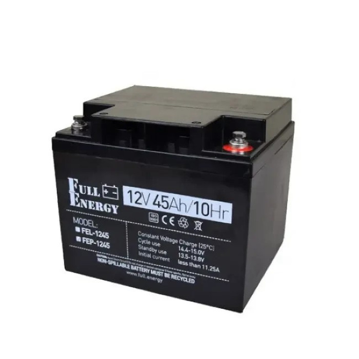 Свинцево-кислотна акумуляторна батарея Full Energy FEP-1245 45А•г 12В