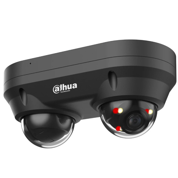 IP відеокамера Dahua Dahua DH-IPC-HDBW2449F-AS-E2-IL-Black 2x4МП