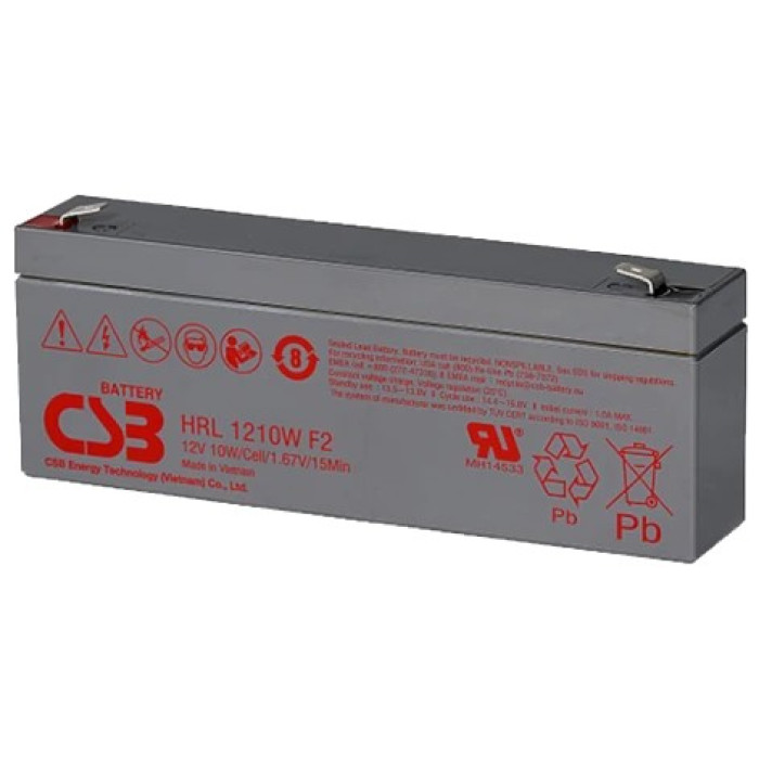 Акумуляторна батарея CSB HRL1210W F2FR 12В 2.3А•г
