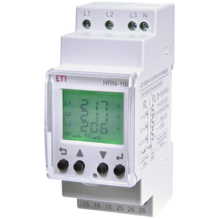 Реле контролю напруги ETI HRN-100