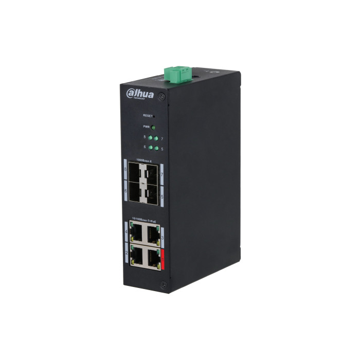 Комутатор 4 порти некерований Dahua DH-HS4408-4ET-96