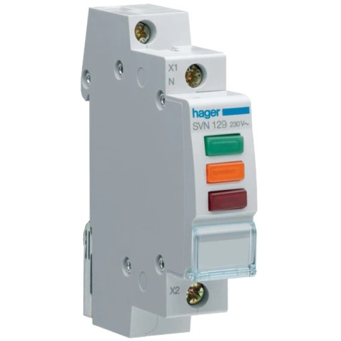 Індикатор потрійний LED 230В Hager SVN129