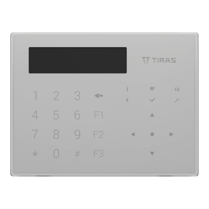 Клавіатура Тірас Tiras K- GLCD (white)