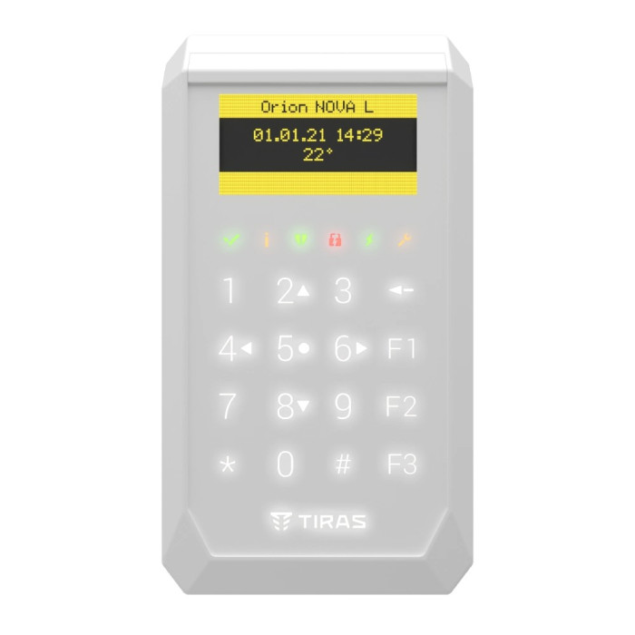 Сенсорна OLED клавіатура Тірас Tiras K-PAD OLED (white)