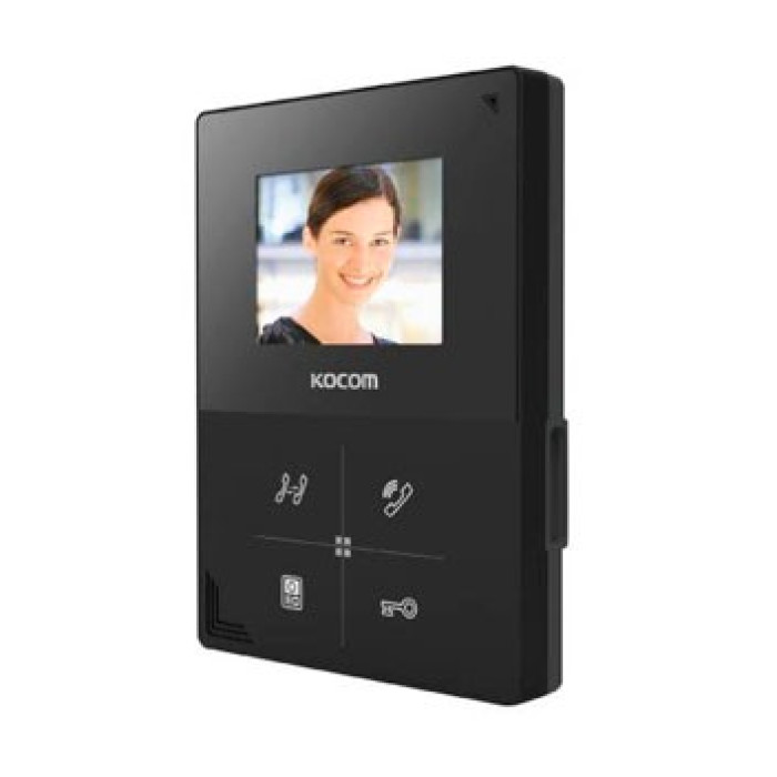 Відеодомофон KOCOM KCV-401EV (black)