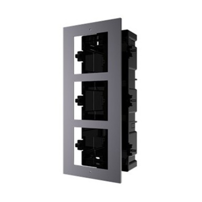Врізна монтажна рамка на 3 модулі Hikvision DS-KD-ACF3/Plastic