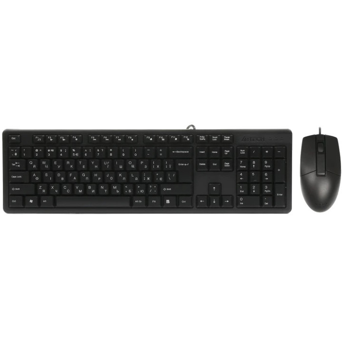 Комплект клавіатура+мишка A4Tech KK-3+OP-330 USB