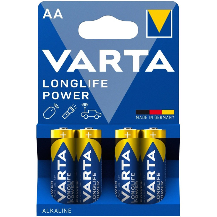 Батарейка AA VARTA HIGH ENERGY/LONGLIFE POWER BLI 4 ALKALINE