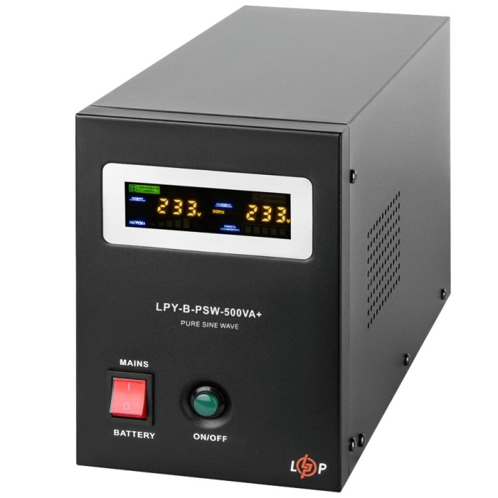 Джерело безперебійного живлення LogicPower LPY-B-PSW-500VA+