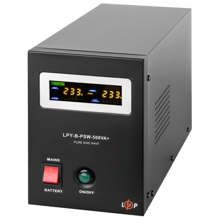 Джерело безперебійного живлення LOGICPOWER LPY-B-PSW-500VA+ [білий]