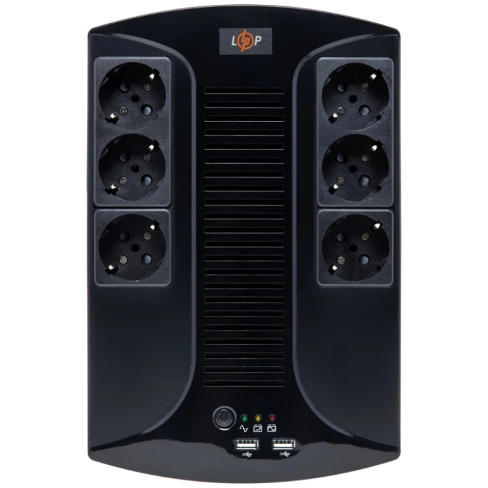 Джерело безперебійного живлення Logicpower LP 650VA-6PS (455Вт)