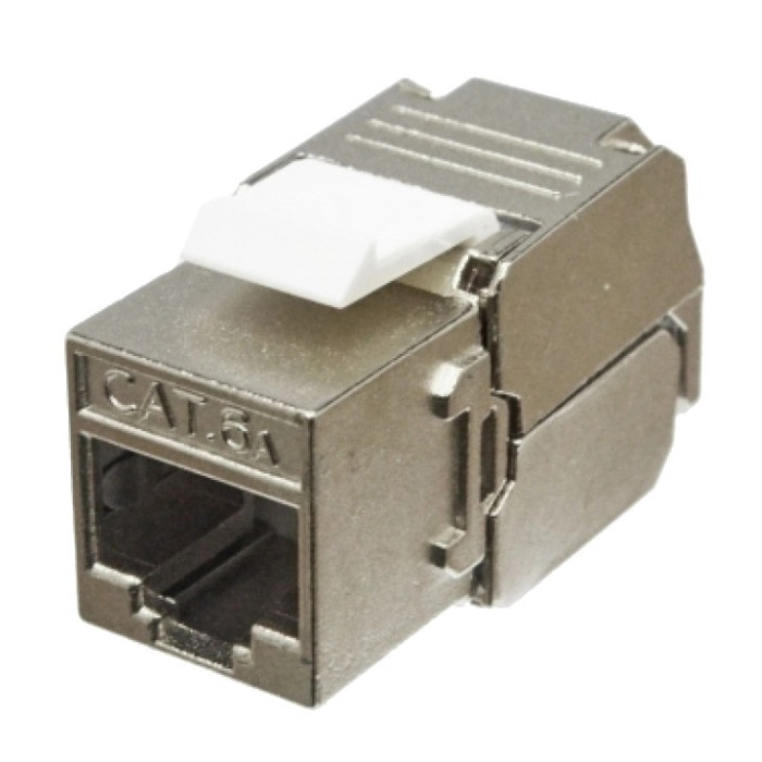 Модуль KeyStone RJ45 STP, кат. 6a, Slim L&W LW LW-KJ6A-03-C6A