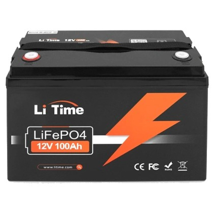 Літієва акумуляторна батарея Li-TIME 12.8В 100А•год 100А