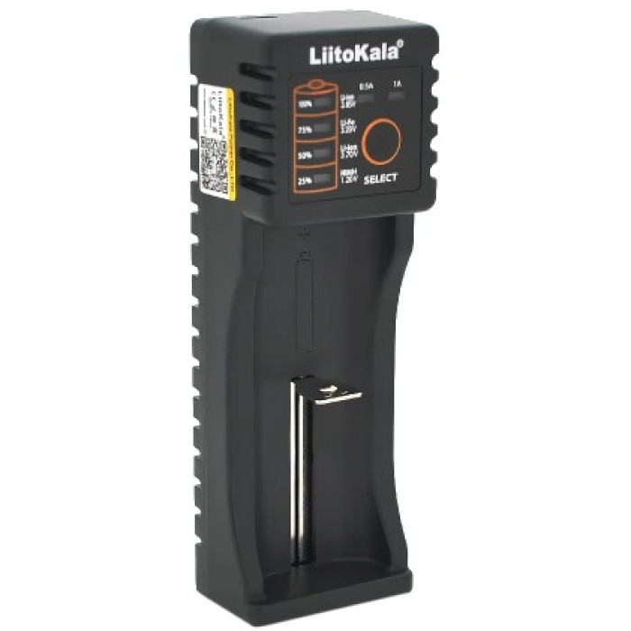 Зарядний пристрій Liitokala Lii-100B 1 канал 3.7V Lion / 3.2V Li-Fe