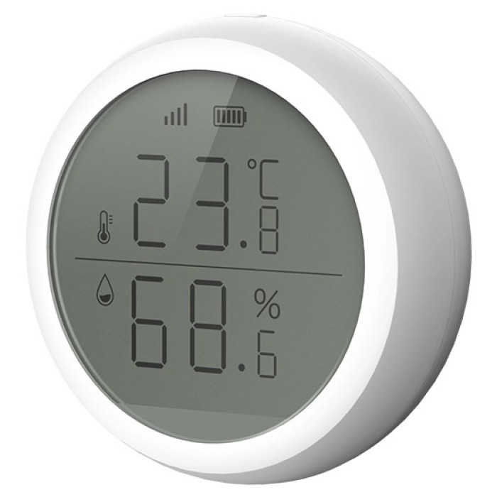 Датчик температури та вологості Dnake MIR-TE100-TY ZigBee 3.0
