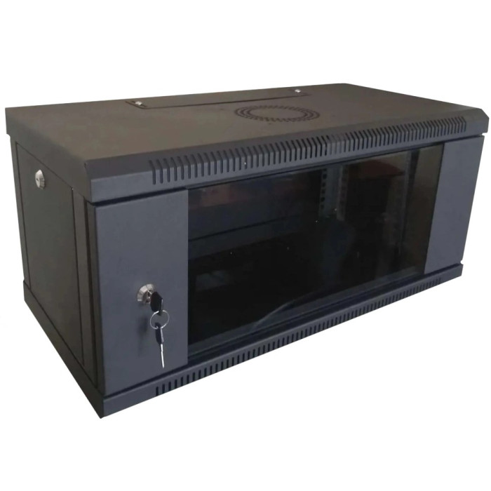 Шафа коммутаційна настінна розбірна чорна Hypernet PL-WMNC-4U ProLine 4U 600x450