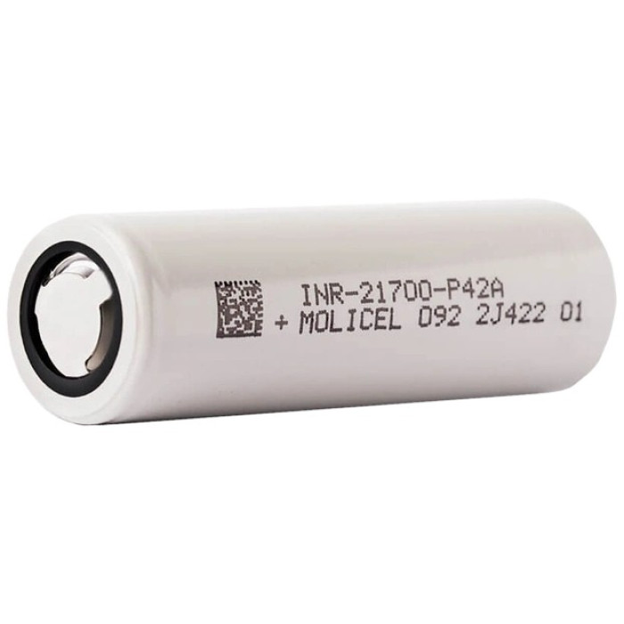Акумулятор літій-іонний INR-21700-P42A Molicel grade А 4200м•Аг