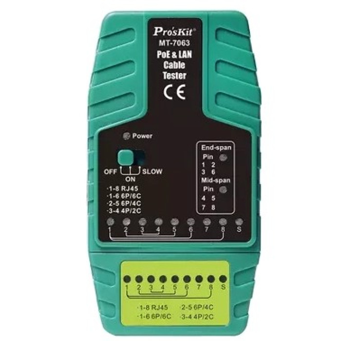 Тестер кабелю Pro'sKit MT-7063