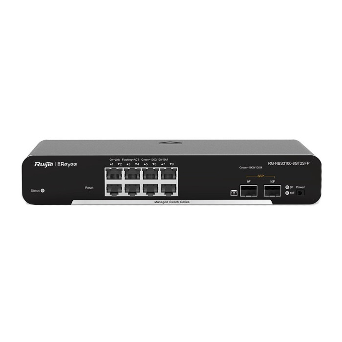 Комутатор 8 портів керований Ruijie RG-NBS3100-8GT2SFP L2