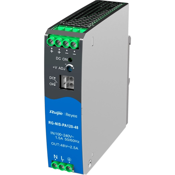 Джерело живлення AC/DC 120 Вт на DIN-рейку Ruijie RG-NIS-PA120-48