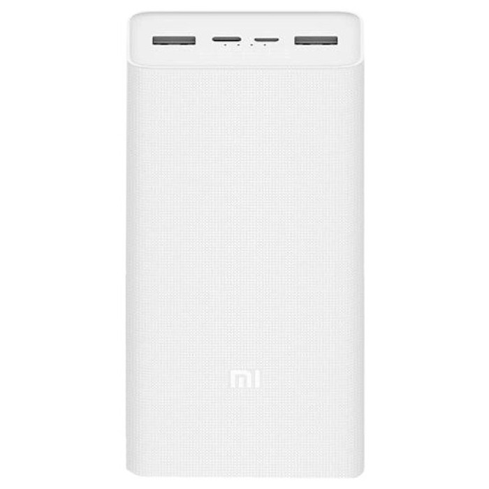 Повербанк Xiaomi Mi Power Bank 3 30000 mAh 24W Fast Charge PB3018ZM White