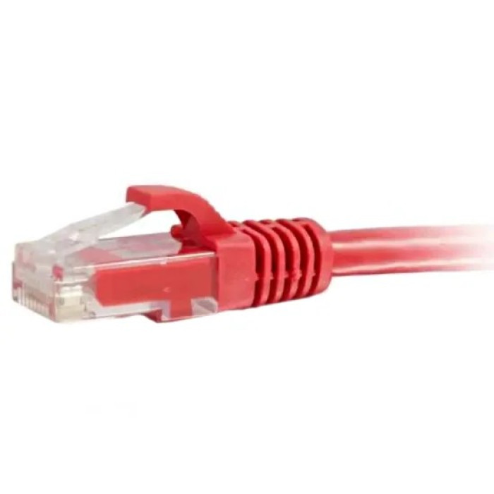 Патч-корд литий червоний UTP, RJ45 0,5m, кат. Hypernet 5Е PC-UTP-05M-RD