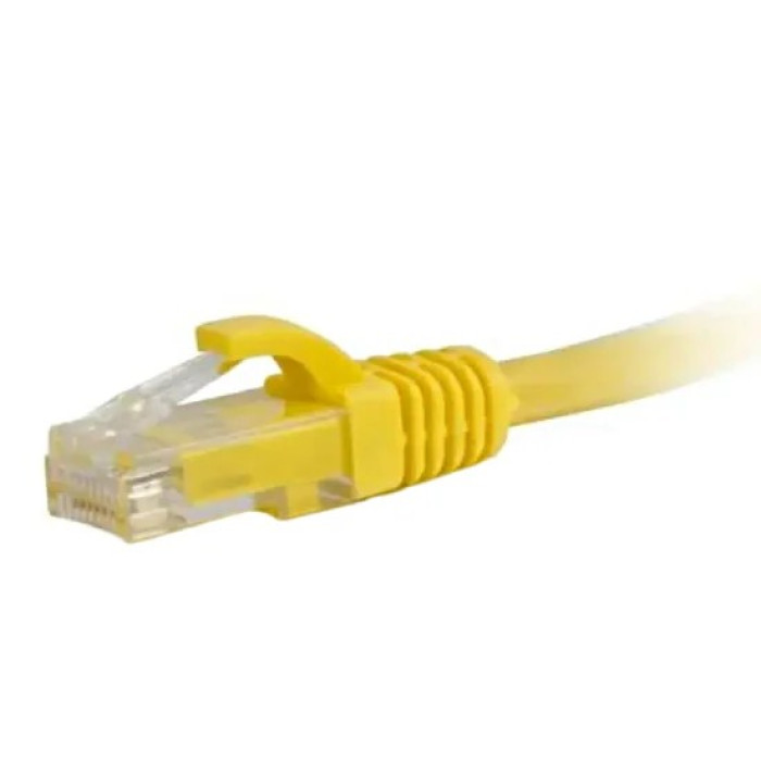 Патч-корд литий жовтий UTP, RJ45 0.5m, кат. 5Е Dtech PC-UTP-05M-YL