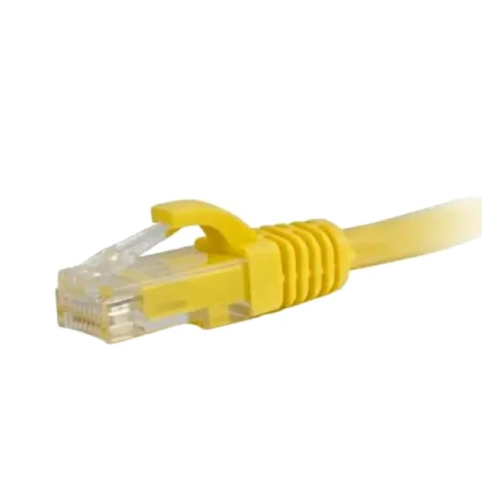 Патч-корд литий жовтий UTP, RJ45 1m, кат. 5Е Hypernet PC-UTP-1M-YL