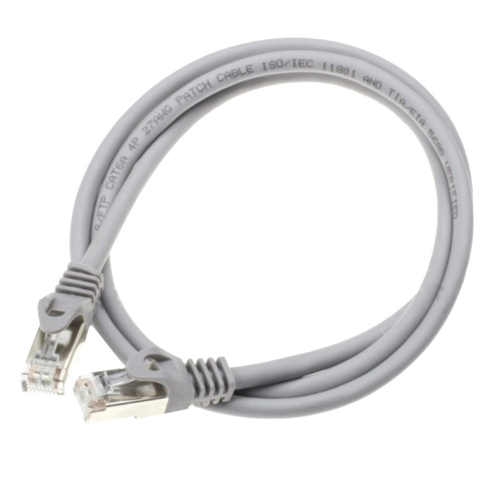 Патч-корд S/FTP, 1 м, кат. 6А L&W LW PC005-C6A-100