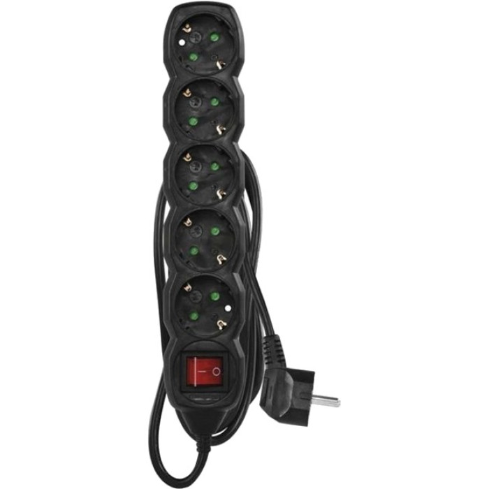 Мережевий подовжувач EMOS PC1521R 5 розетки 1.5 м