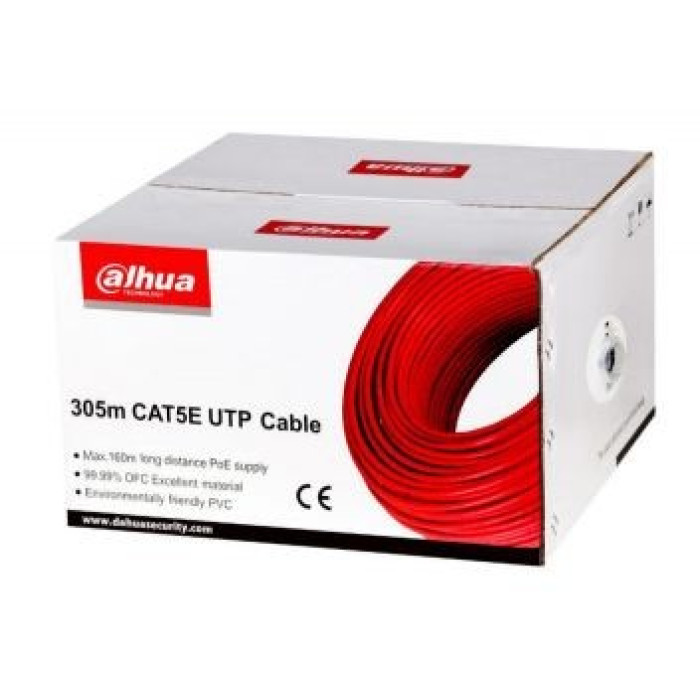 Бухта кабель вита пара (для внутрішньої прокладки) UTP CAT5e 305м Dahua PFM920I-5EUN