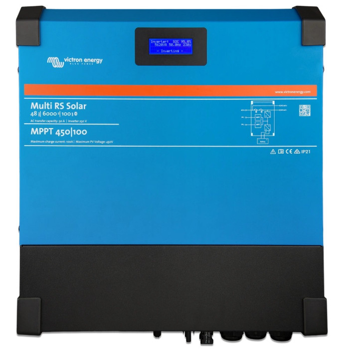 Інвертор Victron Energy Multi RS Solar 48/6000/100-450/80 сонячний однофа