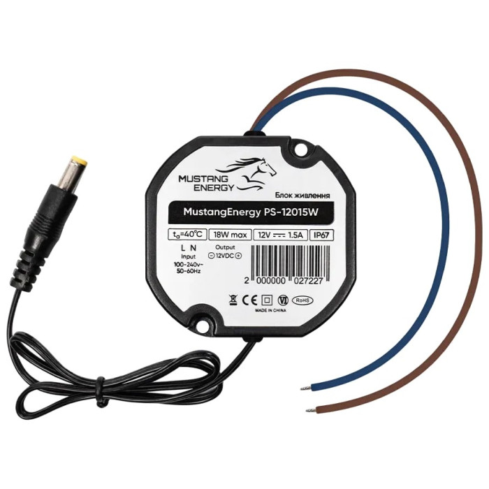 Блок живлення Mustang Energy PS-12015W IP67
