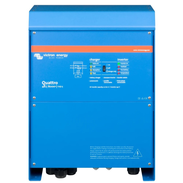 Інвертор Victron Energy VictronEnergy Quattro 48/15000/200-100/100 однофазний