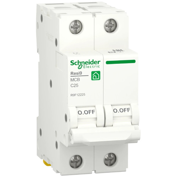 Автоматичний вимикач Schneider Electric Schneider Electric RESI9 25 А, 2P, крива С, 6кА