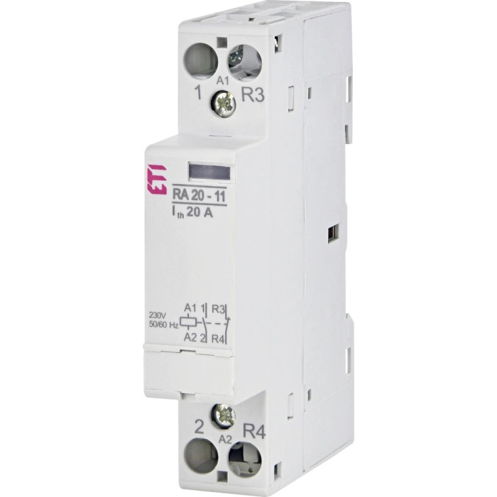 Контактор модульний ETI RA 20-11 230V AC