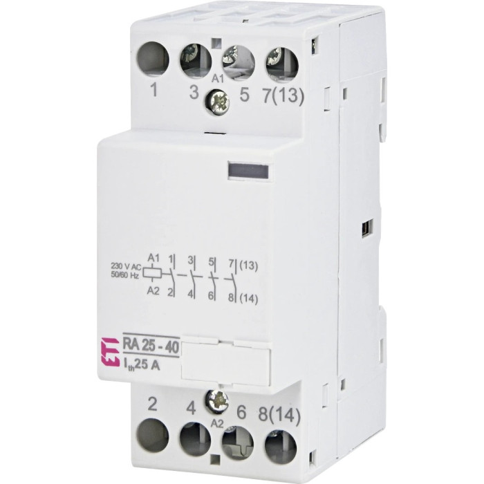 Контактор модульний ETI RA 25-40 230V AC
