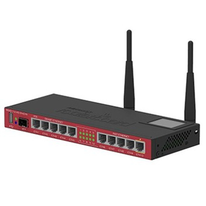 10-портовий Wi-Fi маршрутизатор MikroTik RB2011UiAS-2HnD-IN